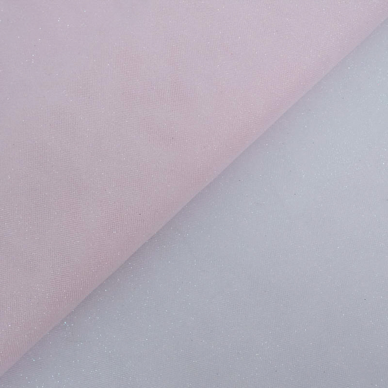 Tulle Lurex 150 Rose - Maison Klem